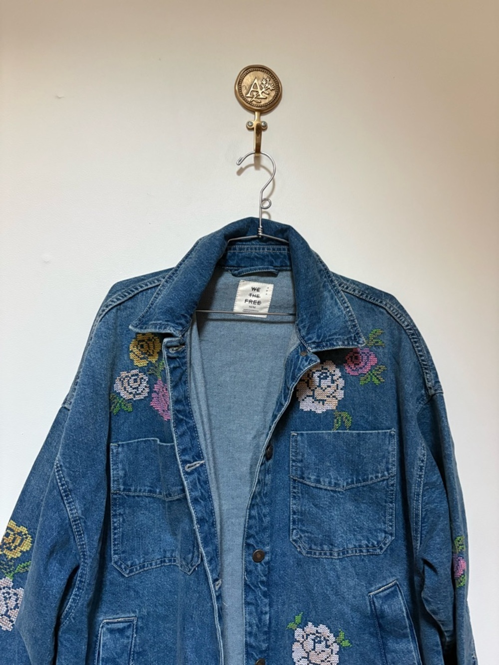 NWOT Free People We The Free Madison City Embroidered Jacket Size Medium - Picture 9 of 16